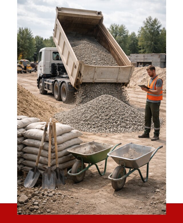 Доставка нерудных материалов в Москве от 1233 руб. | ПРОНЕРУДМск