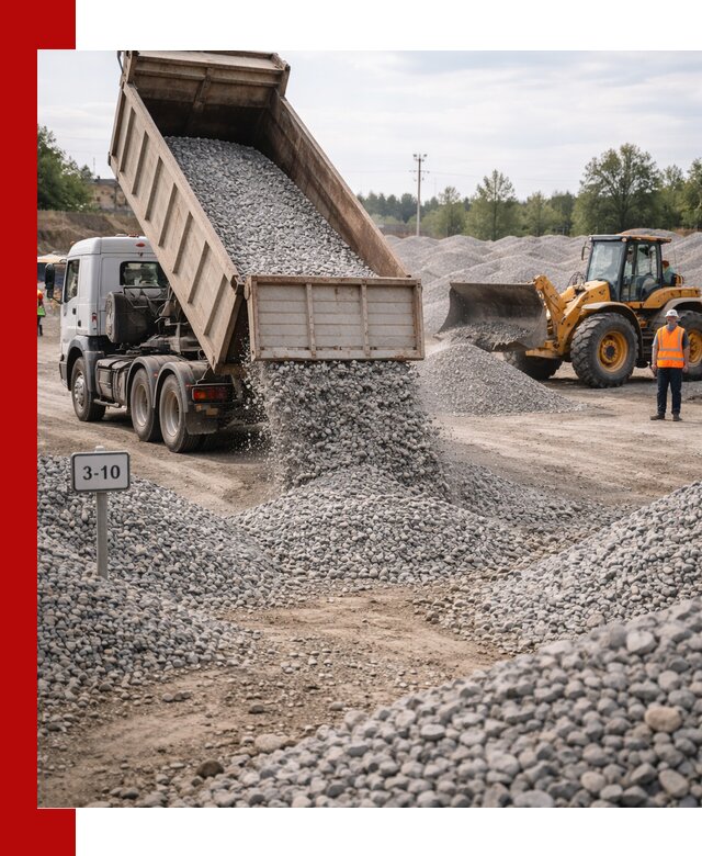 Гранитный щебень фракции 3–10: доставка и продажа в Москве