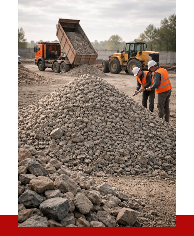 Гранитный щебень фракция 40-70 в Москве от 2570 руб ПРОНЕРУДМск