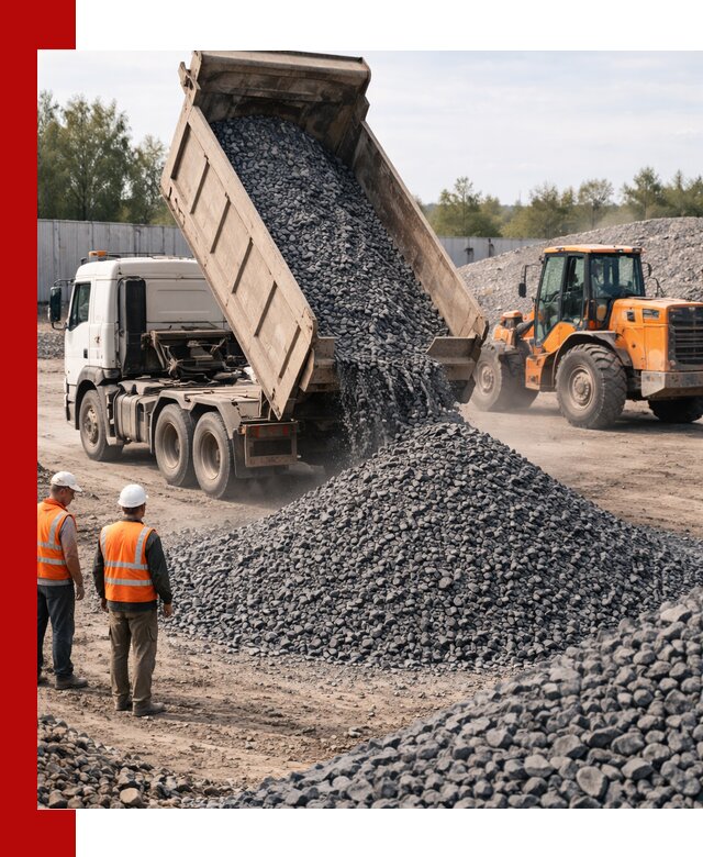 Доставка и продажа щебня габбро-диабаза в Москве