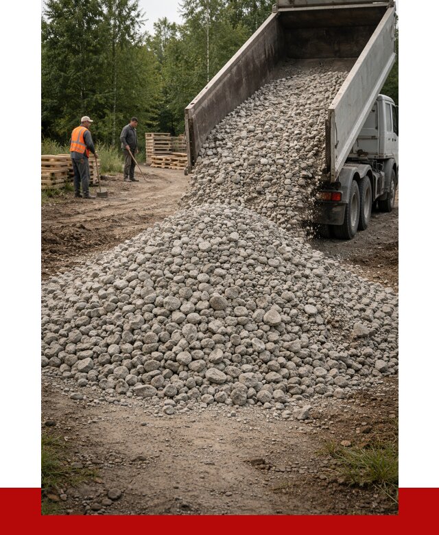 гравийный щебень фракция 70-120 в Москве от 2518 р. ПРОНЕРУДМск