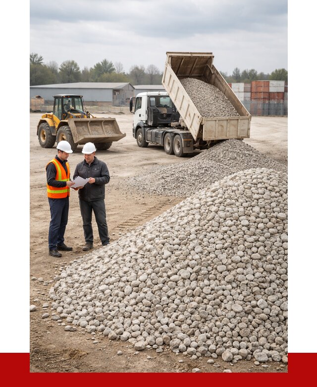 Известняковый щебень в Москве от 1439 р. доставка | ПРОНЕРУДМск
