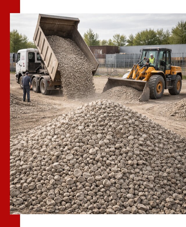 Доломитовый щебень фракции 20–41 с доставкой в Москве