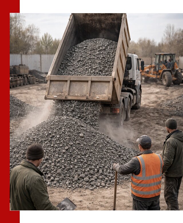Доставка шлакового щебня в удобные сроки по выгодной цене в Москве