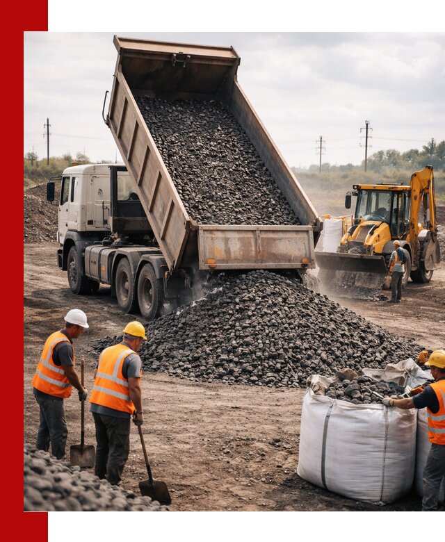 Шлаковый щебень фракция 40-70 с доставкой в Москве