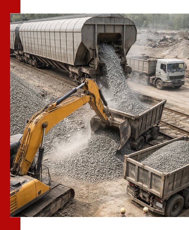 Доставка железнодорожного щебня в Москве крупными партиями быстрого отгруза