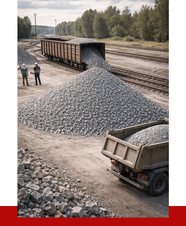 Железнодорожный щебень 20-60 в Москве от 1747 р. | ПРОНЕРУДМск
