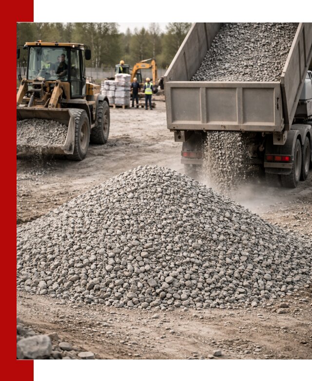 Вторичный щебень фракции 5-20 в Москве — доставка и продажа крупнотоннажно