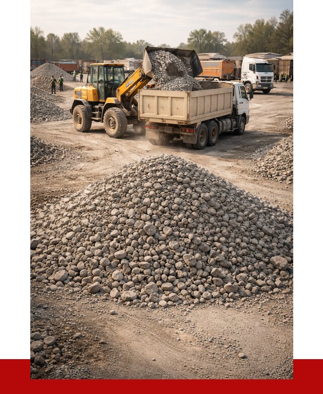 Вторичный щебень фракция 40-70 в Москве от 1789 р, ПРОНЕРУДМск