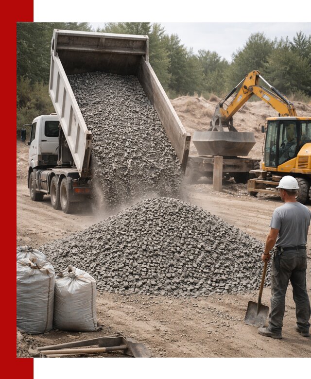 Доставка и продажа бетонного щебня в Москве