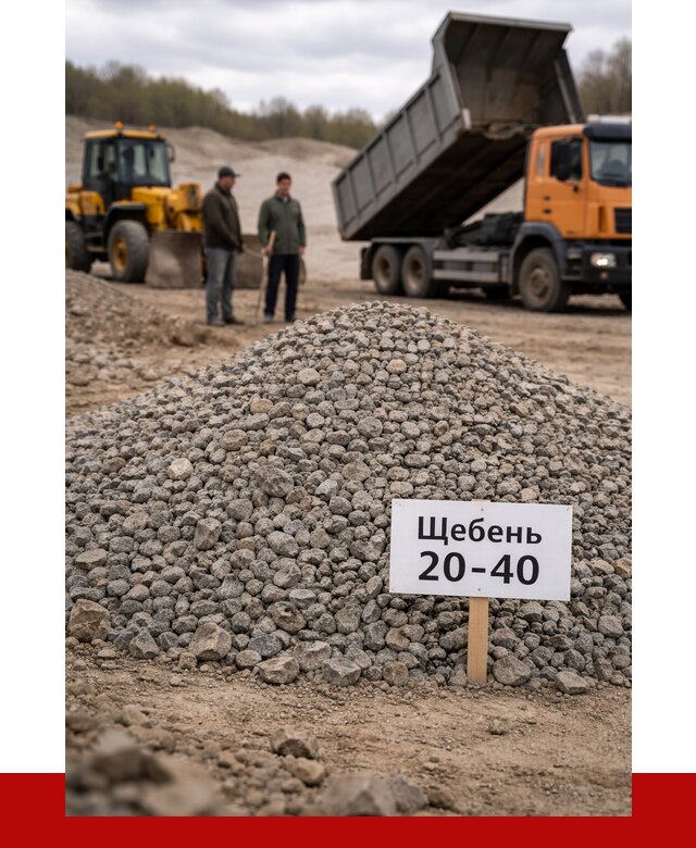 Бетонный щебень фракция 20-40 в Москве от 2518 р. | ПРОНЕРУДМск