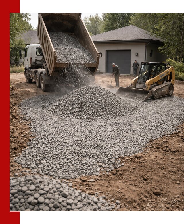 Щебень для парковки в Москве: доставка и укладка качественного материала