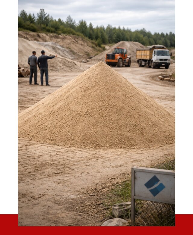 Карьерный песок навалом в Москве от 1850 р. | ПРОНЕРУДМск