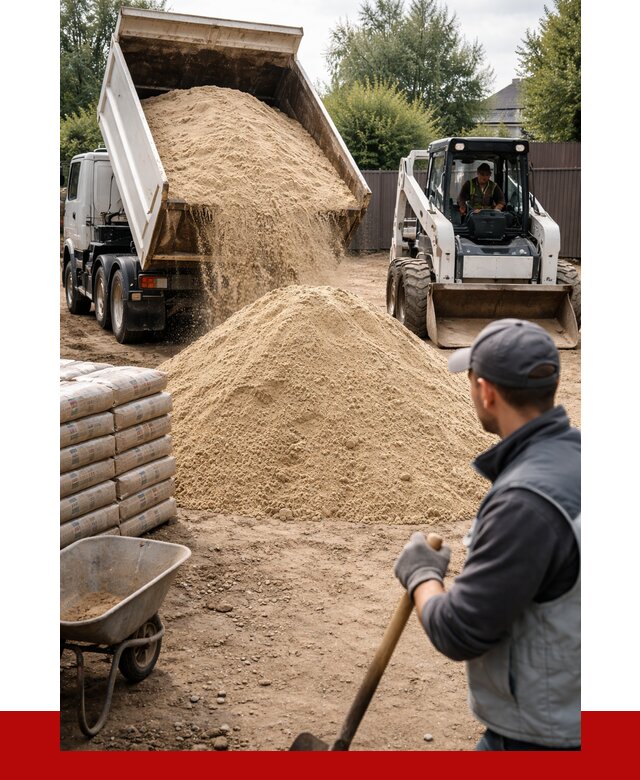 Мытый речной песок с доставкой в Москве от 1490 р. | ПРОНЕРУДМск
