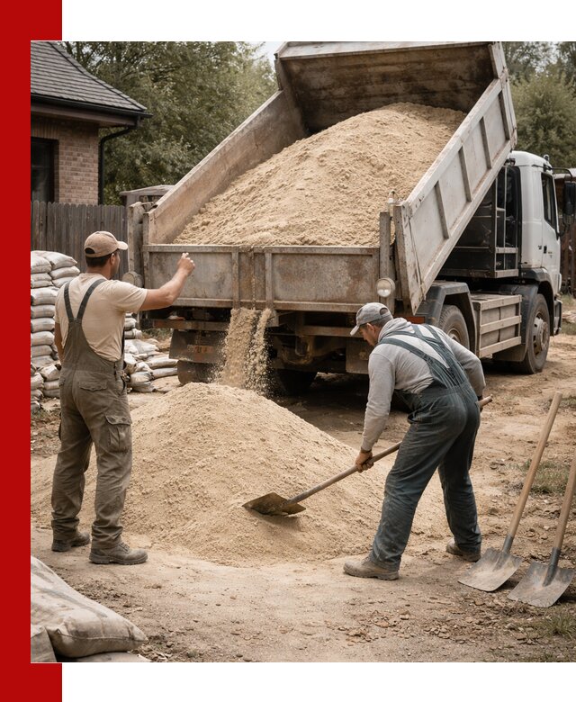 Песок для штукатурки с доставкой в Москве качественный и чистый
