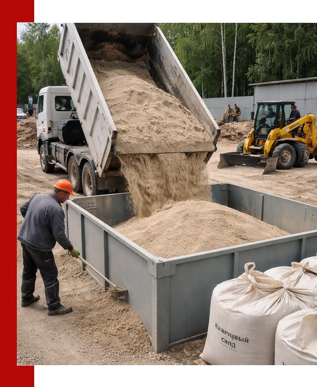 Кварцевый песок для фильтра в Москве — доставка и качество