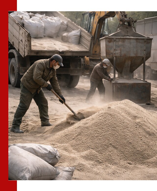 Кварцевый песок для пескоструя в Москве — доставка и качество