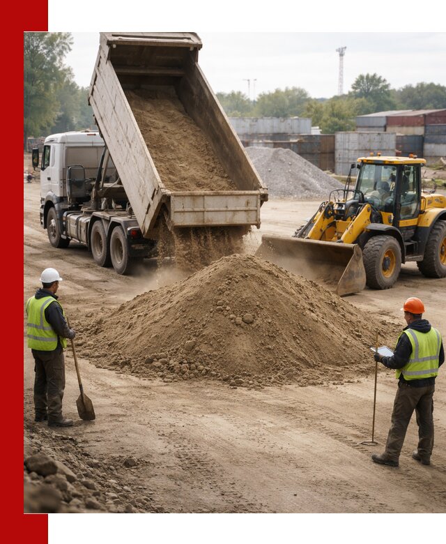 Доставка и продажа пескогрунта оптом и в розницу в Москве