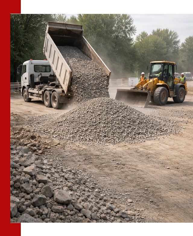 Гравий фракция 5–20 доставка в Москве оптом и в розницу