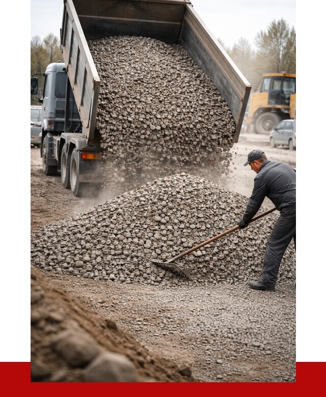 Гравий фракция 20-40 в Москве от 2570 р. доставка | ПРОНЕРУДМск