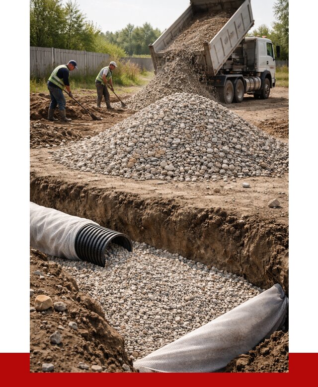 Гравий для дренажа в Москве от 2261 р., доставка ПРОНЕРУДМск