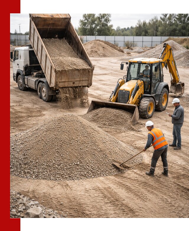 Поставка и доставка ПГС С4 в мешках и самосвалах в Москве