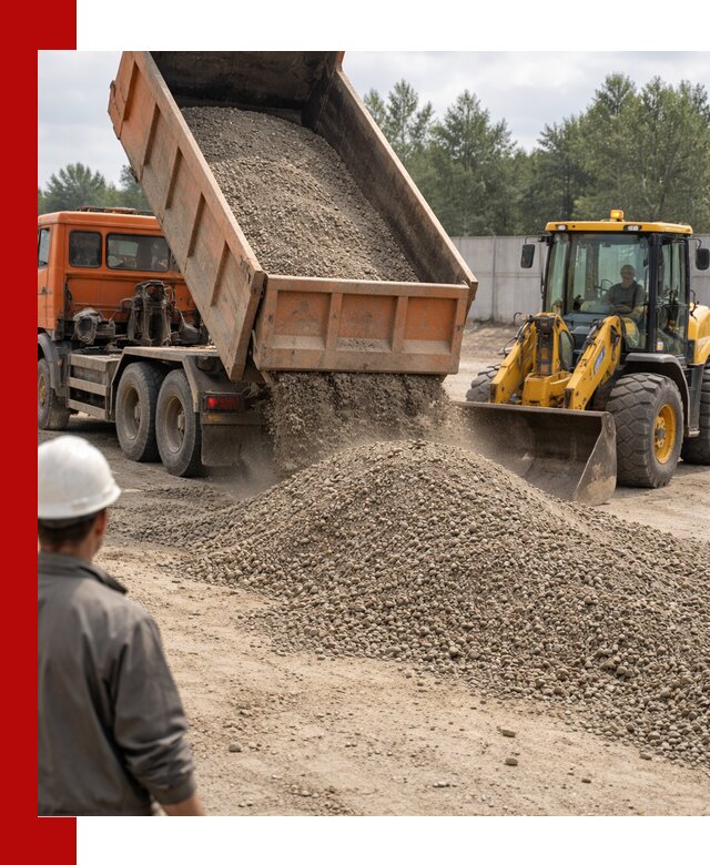 Доставка щпс С8 самосвалами в Москве от производителя