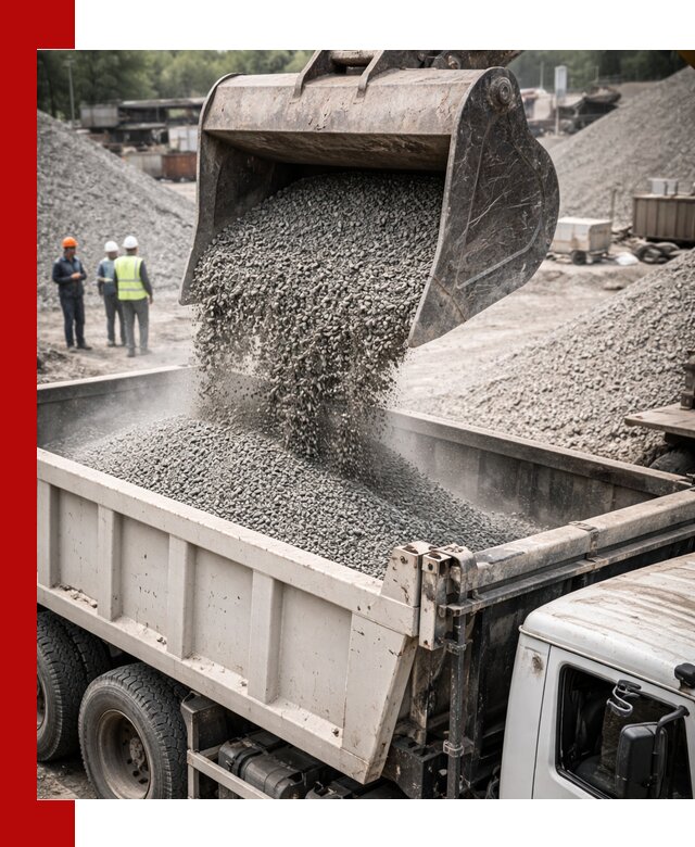 Отсев и крошка для строительства и дорожных работ в Москве