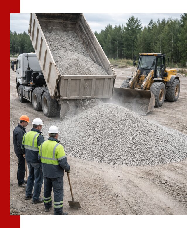 Известняковый отсев 0-5 доставка в Москве быстро и выгодно