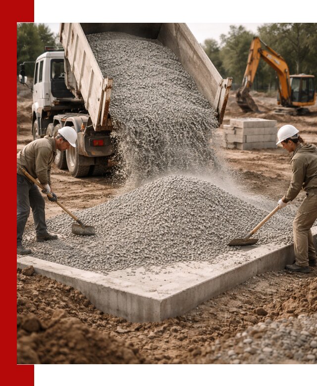 Доставка и продажа отсева для бетона в Москве