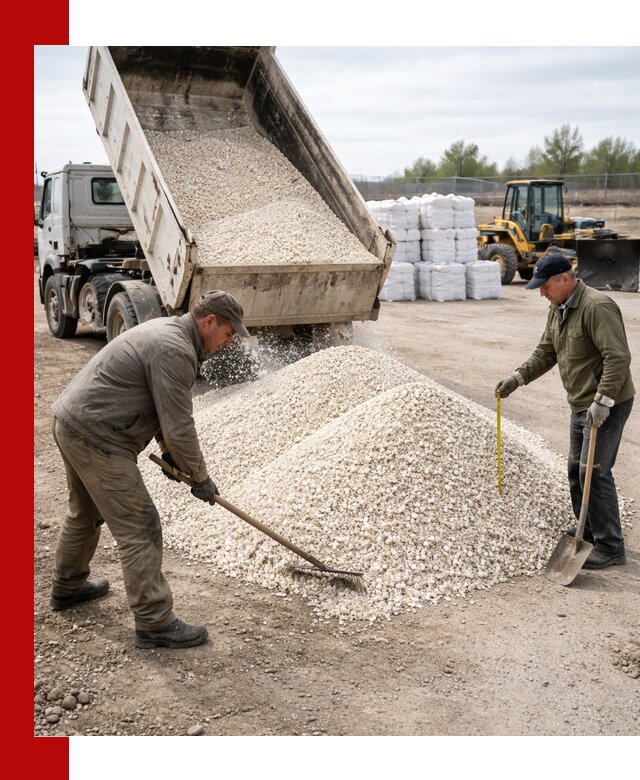Мраморная крошка с доставкой и разгрузкой в Москве