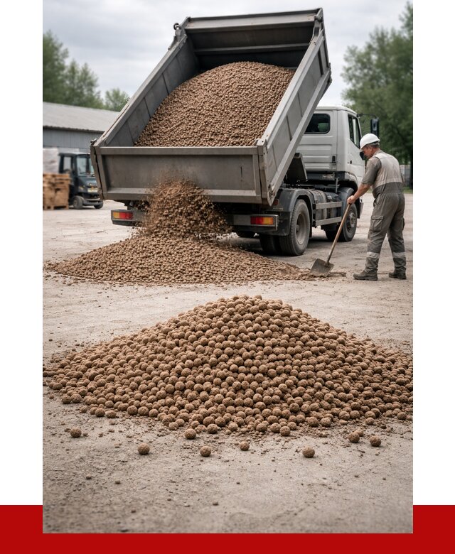 Керамзит с доставкой в Москве от 4317 р. за м3 | ПРОНЕРУДМск