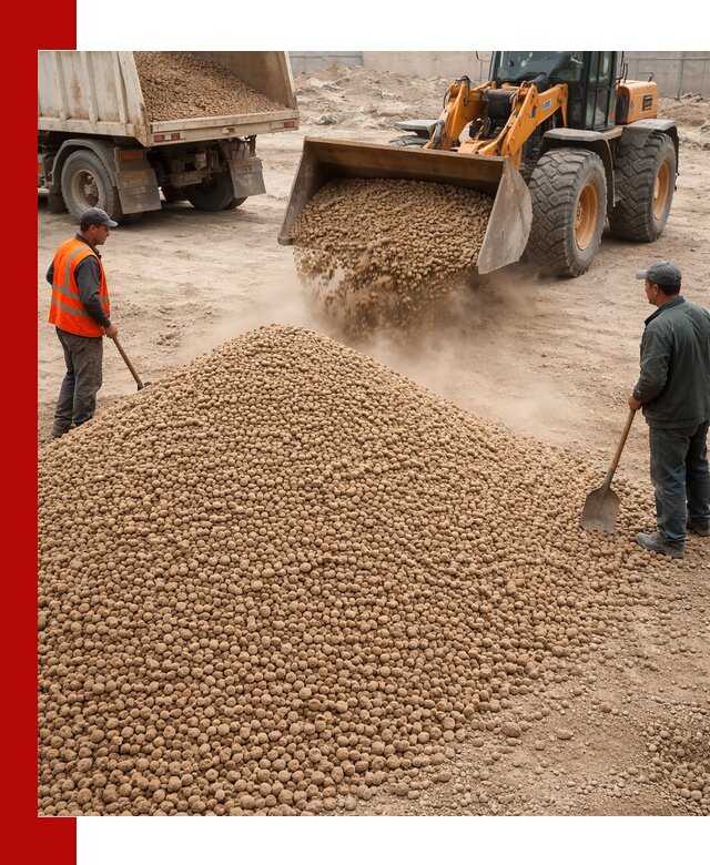 Керамзит фракция 10-20 с доставкой в Москве