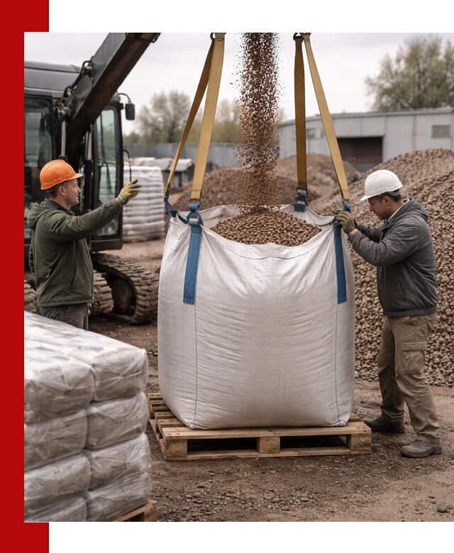 Керамзит в биг-бегах с доставкой в Москве