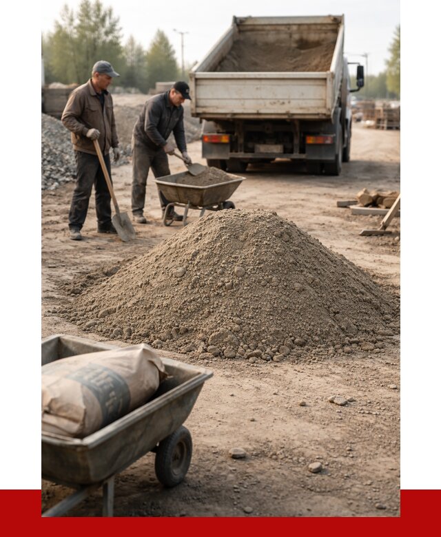 Цементно-песчаная смесь М150 в Москве от 4831 р. | ПРОНЕРУДМск