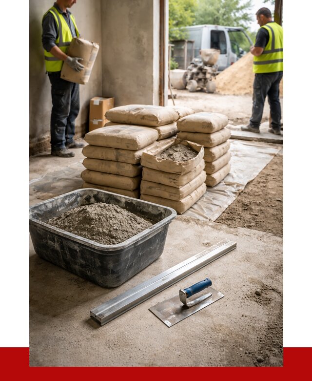Купить сухую смесь для стяжки в Москве от 4626 р. | ПРОНЕРУДМск