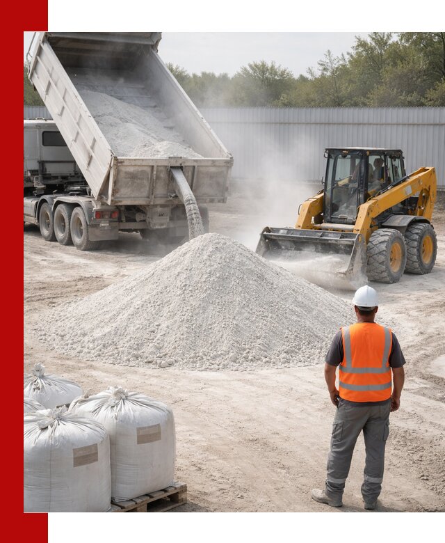 Доставка и продажа известняковой муки в Москве