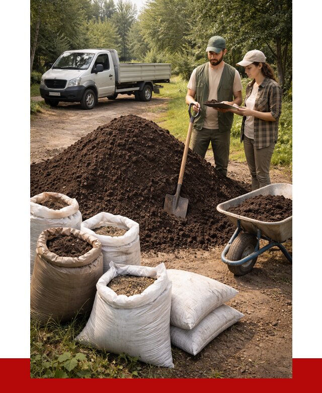 Купить грунт с доставкой в Москве от 4626 р. за м3 | ПРОНЕРУДМск