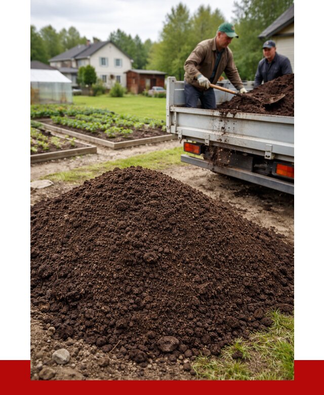 Плодородный грунт в Москве с доставкой от 4317 р. | ПРОНЕРУДМск