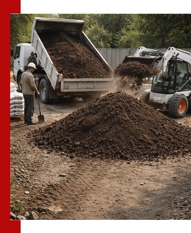Доставка растительного грунта в Москве от производителя оптом и в розницу