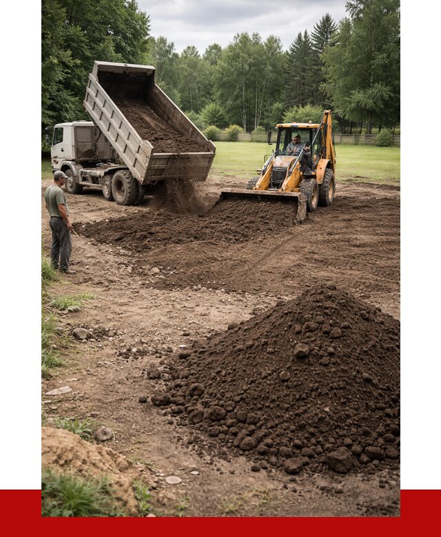Грунт для выравнивания участка в Москве от 1233 р. | ПРОНЕРУДМск