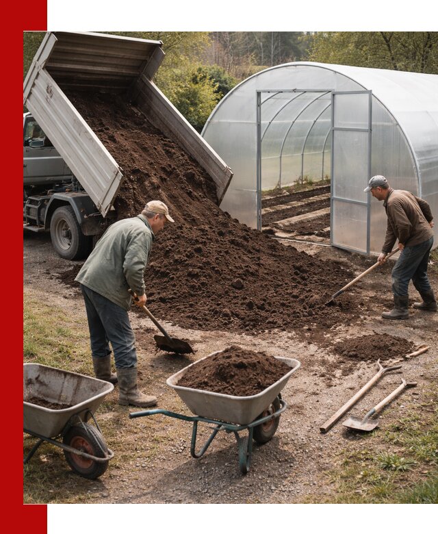 Грунт для теплицы с доставкой в Москве — плодородный субстрат под растения