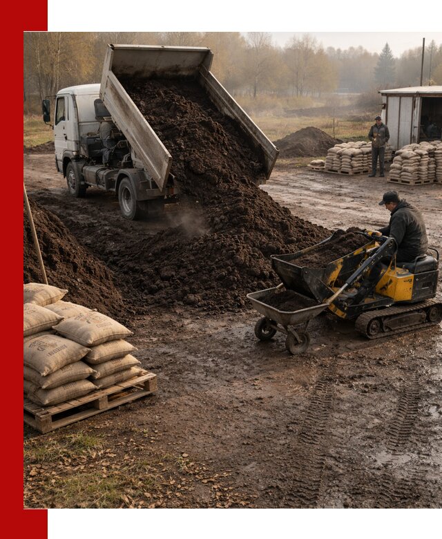 Кислый торф в доставке по выгодным ценам в Москве