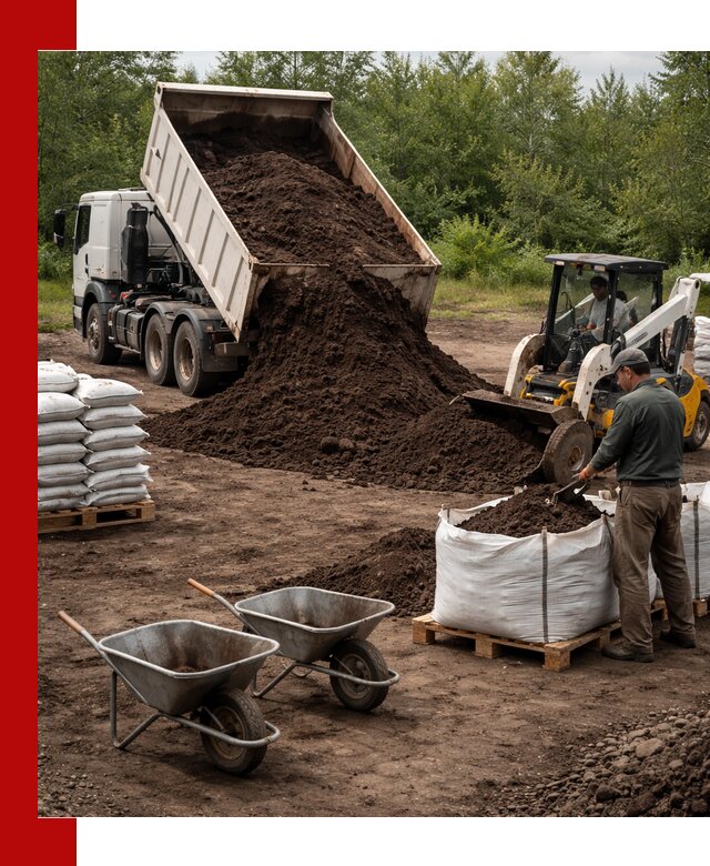Доставка и продажа торфогрунта в Москве оптом и в розницу