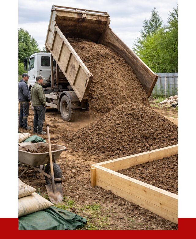 Торфо песчаная смесь в Москве с доставкой от 1902 р. | ПРОНЕРУДМск