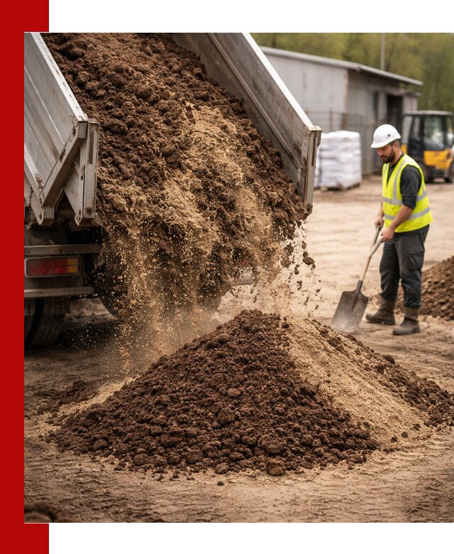 Доставка торфо-песчаной смеси в Москве для строительства и озеленения