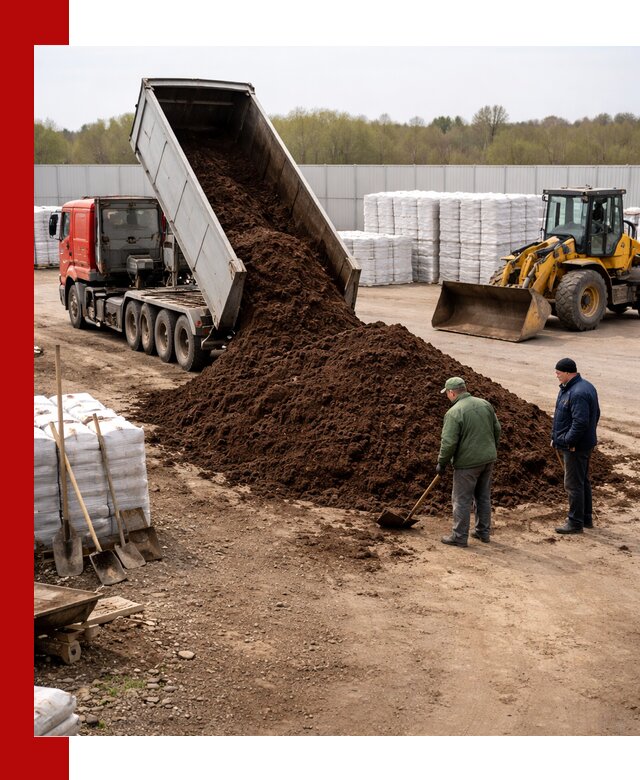 Доставка торфяных смесей оптом и в розницу в Москве