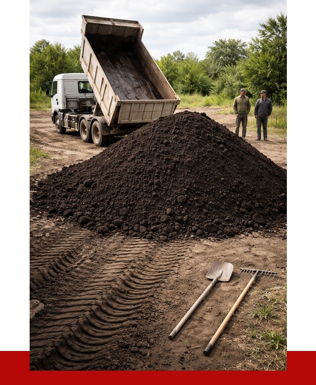 Купить чернозем навалом в Москве от 1233 р. за куб | ПРОНЕРУДМск