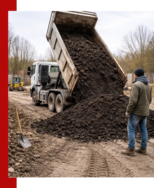 Доставка чернозема навалом в Москве быстро и выгодно
