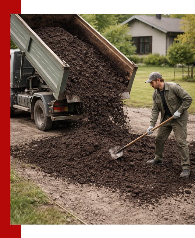 Чернозем для газона с доставкой в Москве быстро и качественно